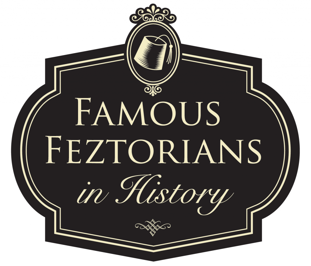 "Famous Feztonians in History" logo by Dave Metzger